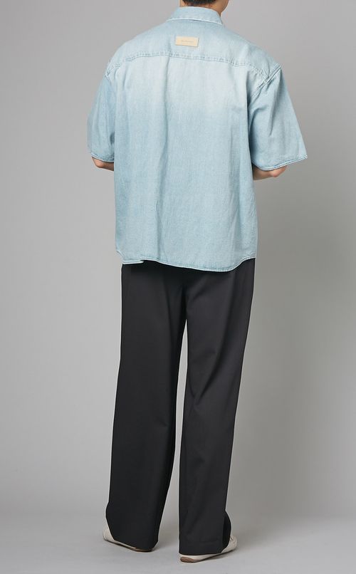 ショートスリーブデニムシャツ