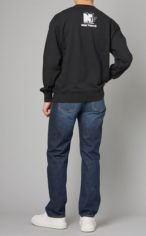 プリントスウェットプルオーバー