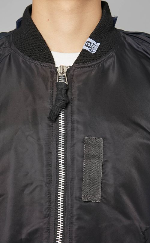 バックカバードMA-1ジャケット