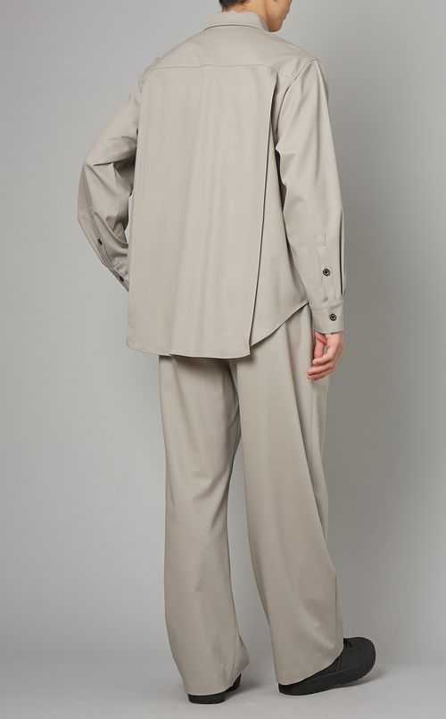 サマーウールタックシャツ