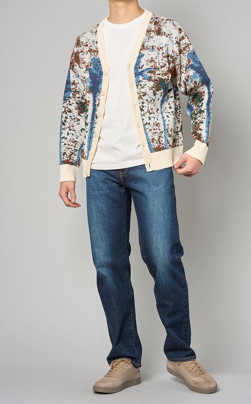 ジャカードニットカーディガン