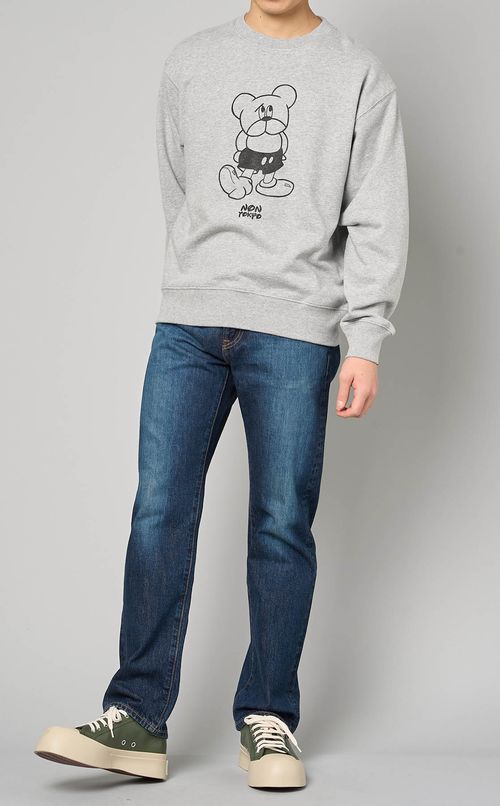 プリントスウェットプルオーバー