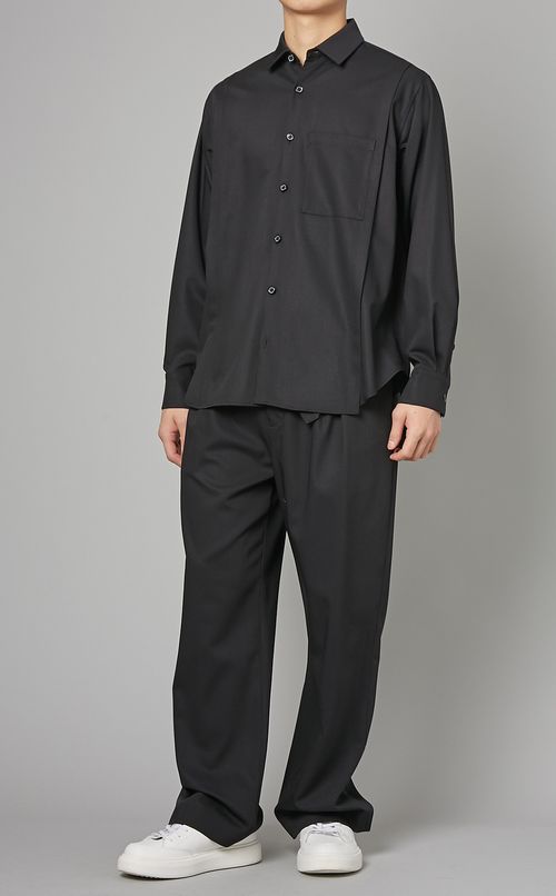 サマーウールタックシャツ