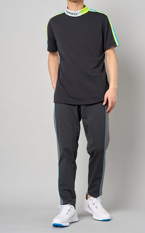 【手洗い可】バイカラーパンツ