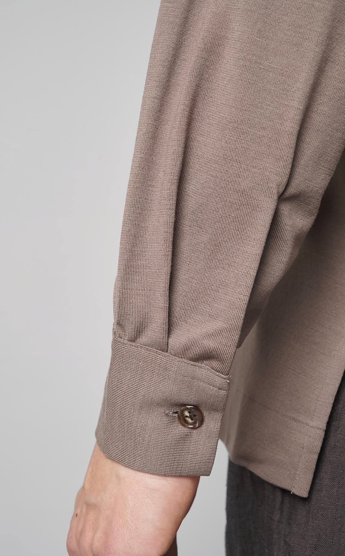 TOMORROWLAND｜ウールナイロンジャージーシャツ