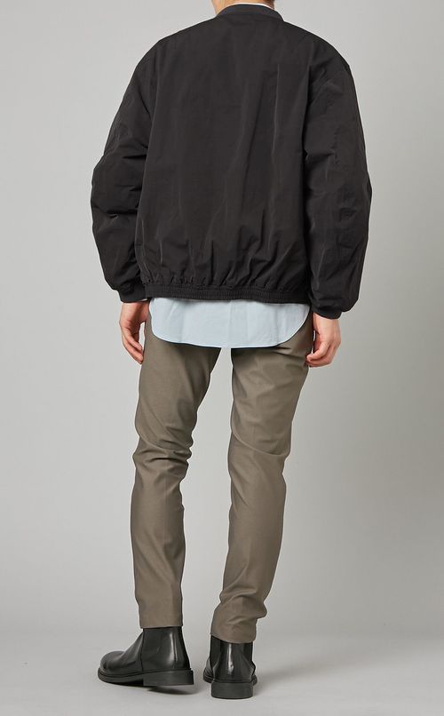 ポリナイロンジップブルゾン