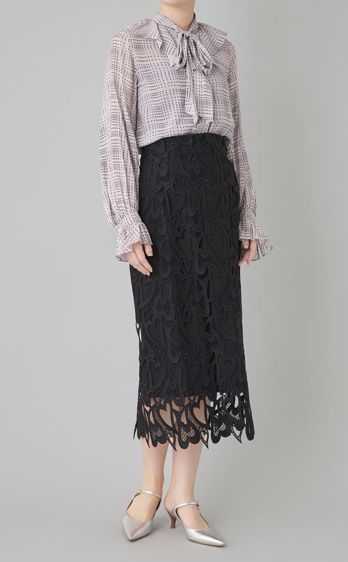 ハートレースタイトスカート