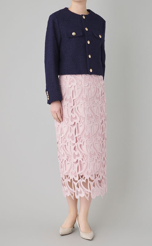 ハートレースタイトスカート