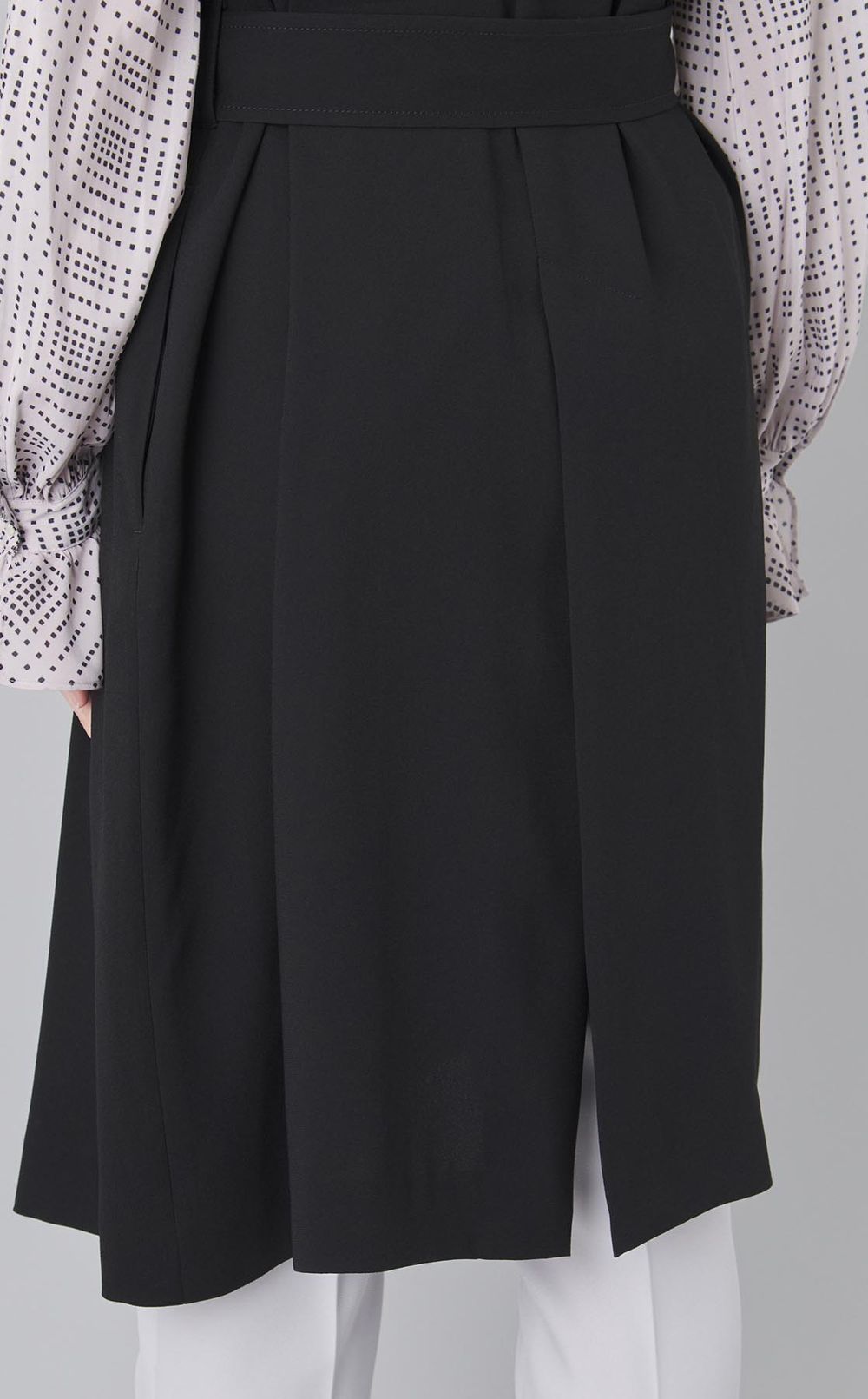 ラップデザインロングジレ