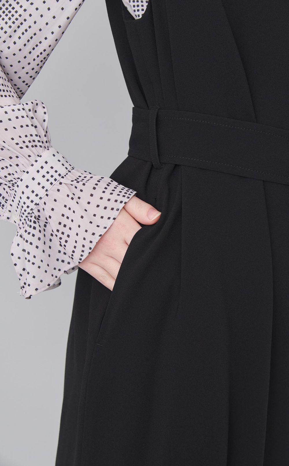 ラップデザインロングジレ