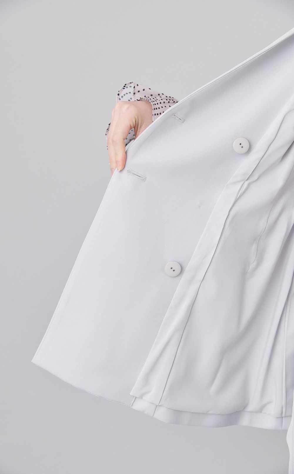 ペプラムジレパンツセットアップ