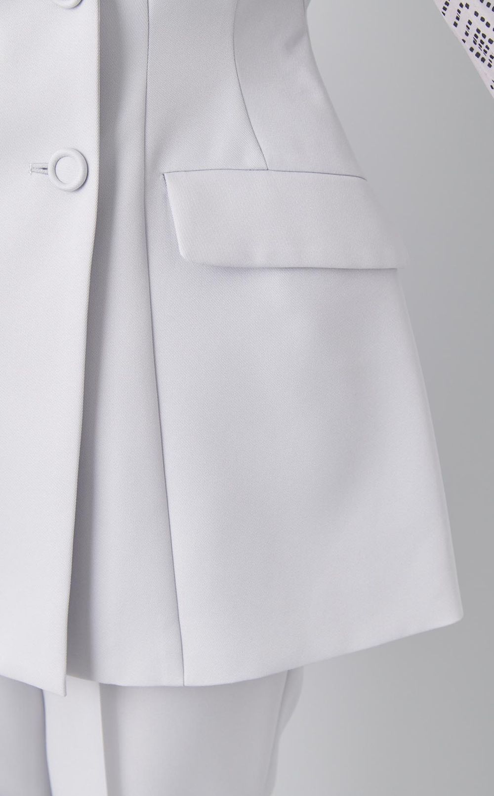 ペプラムジレパンツセットアップ