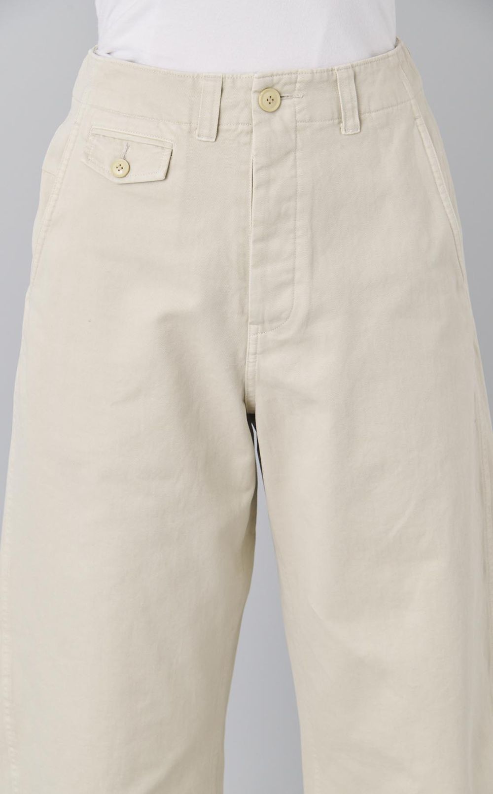 コットンバレルレッグパンツ