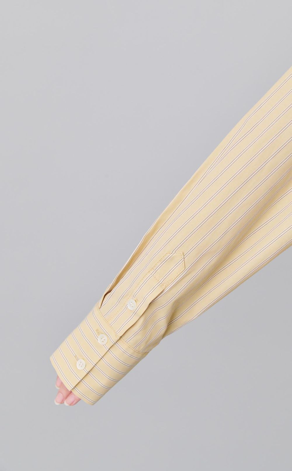 アシンメトリードレープシャツ