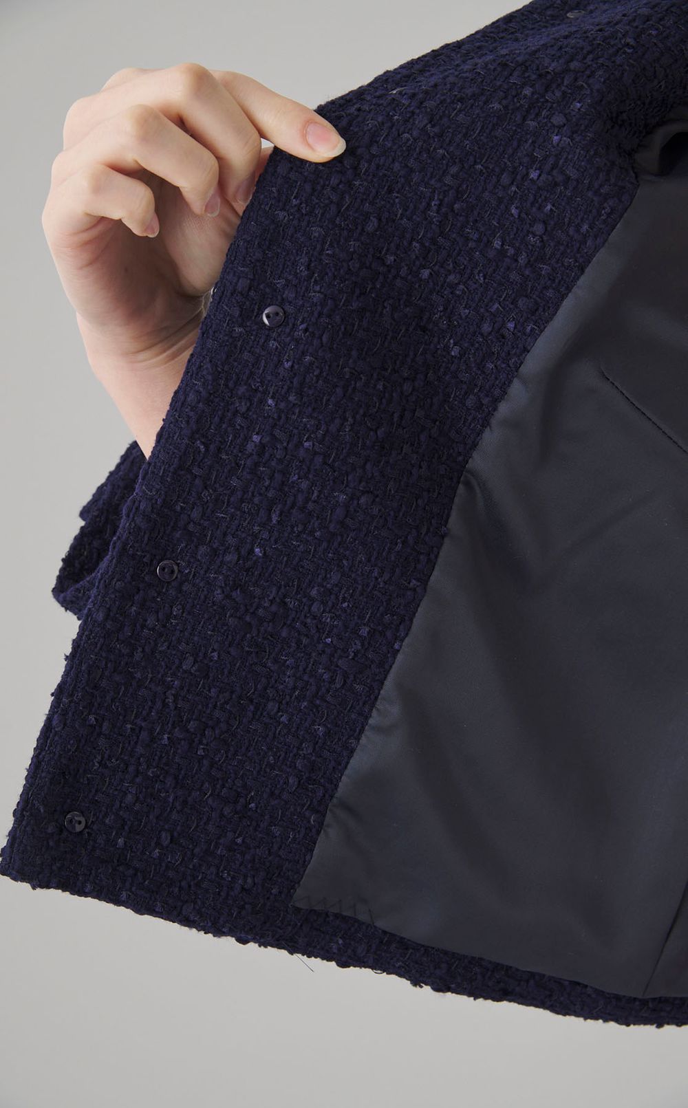 クロップドツイードジャケット