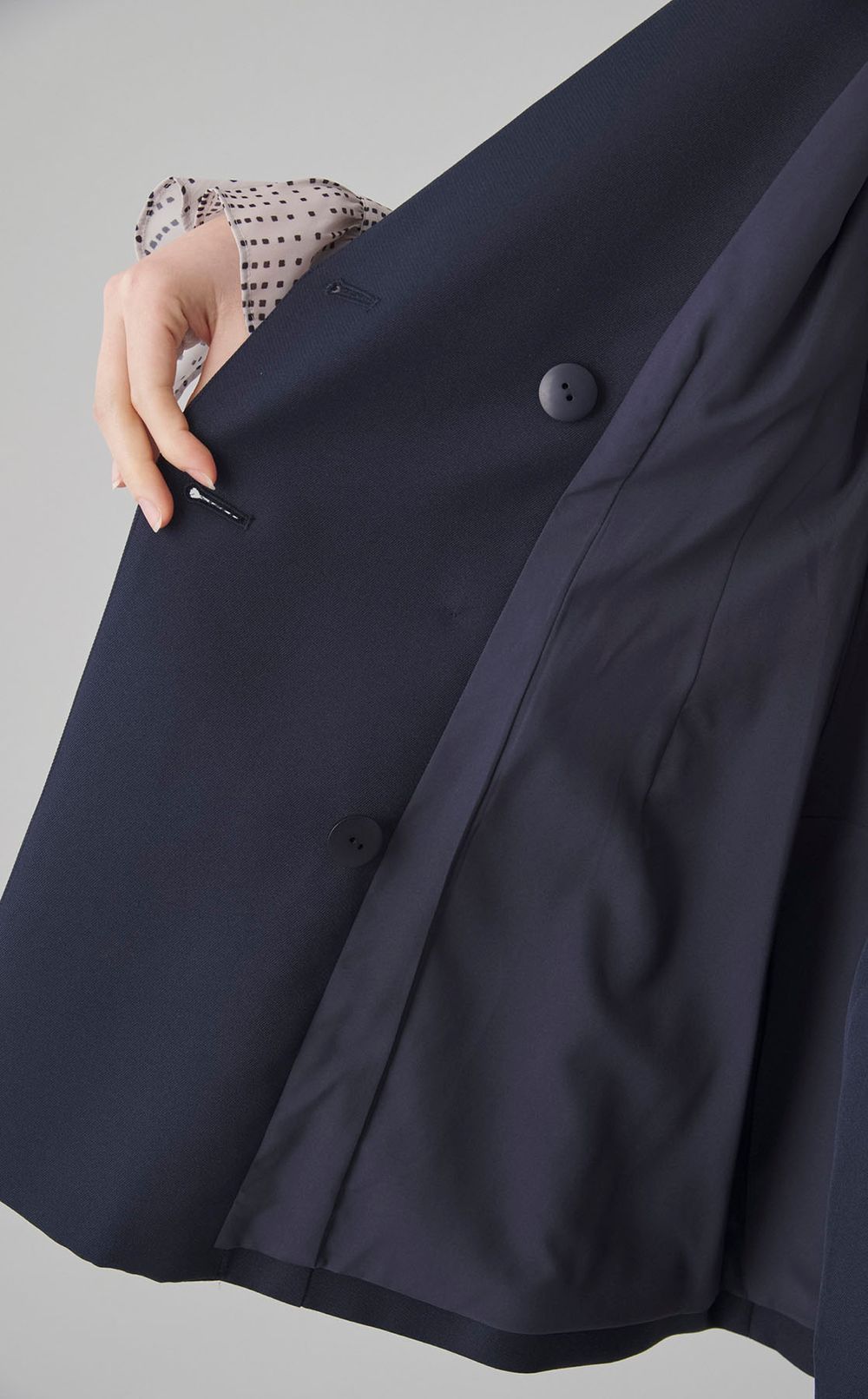 ペプラムジレパンツセットアップ