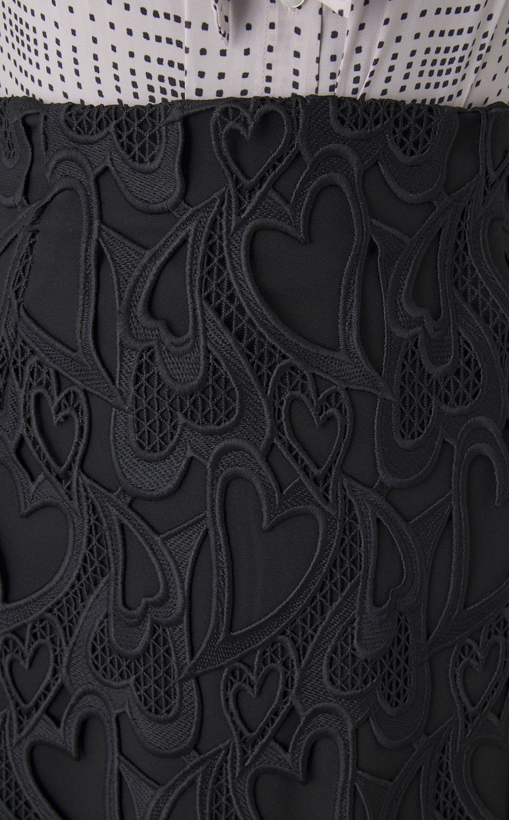 ハートレースタイトスカート