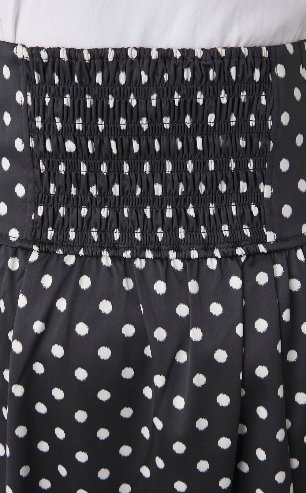 ドットプリントコルセットスカート