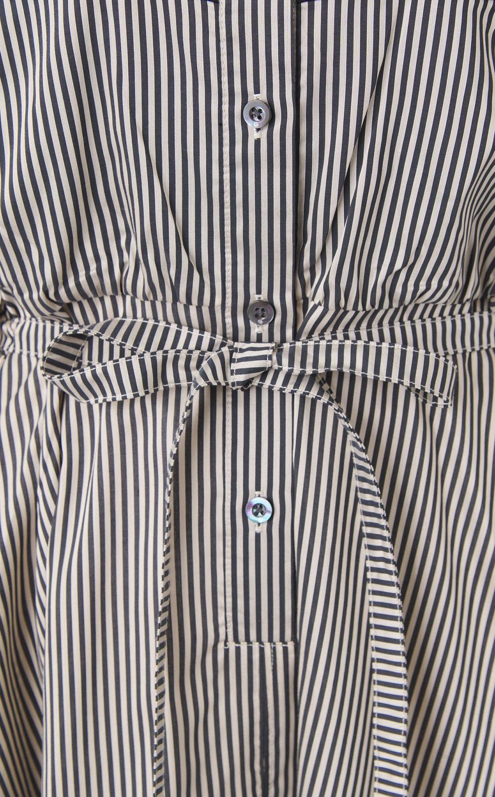 ストライプバンドカラーワンピース