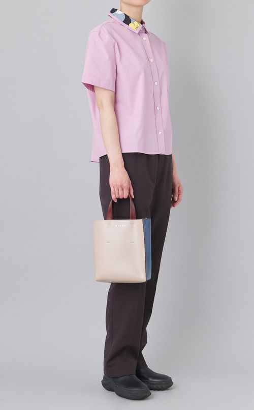 MUSEOレザーミニトートバッグ