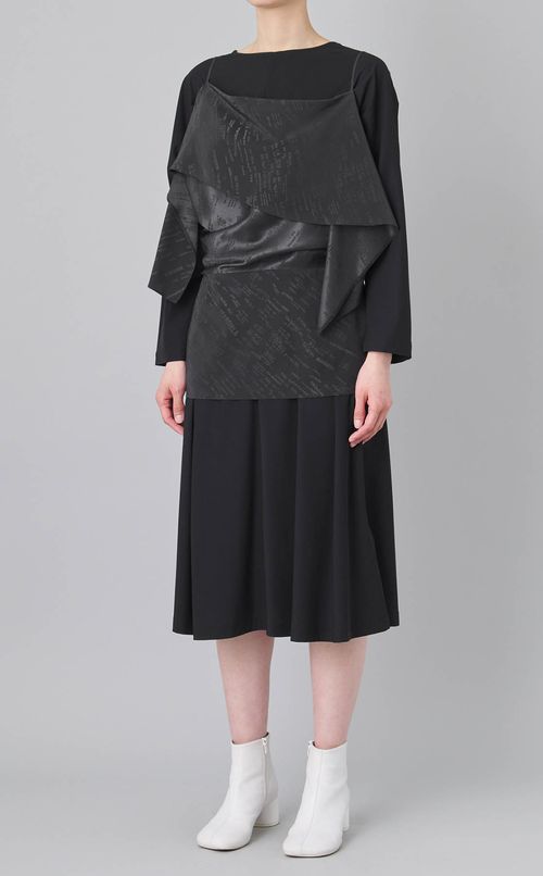 2wayロゴプリントキャミソールトップス