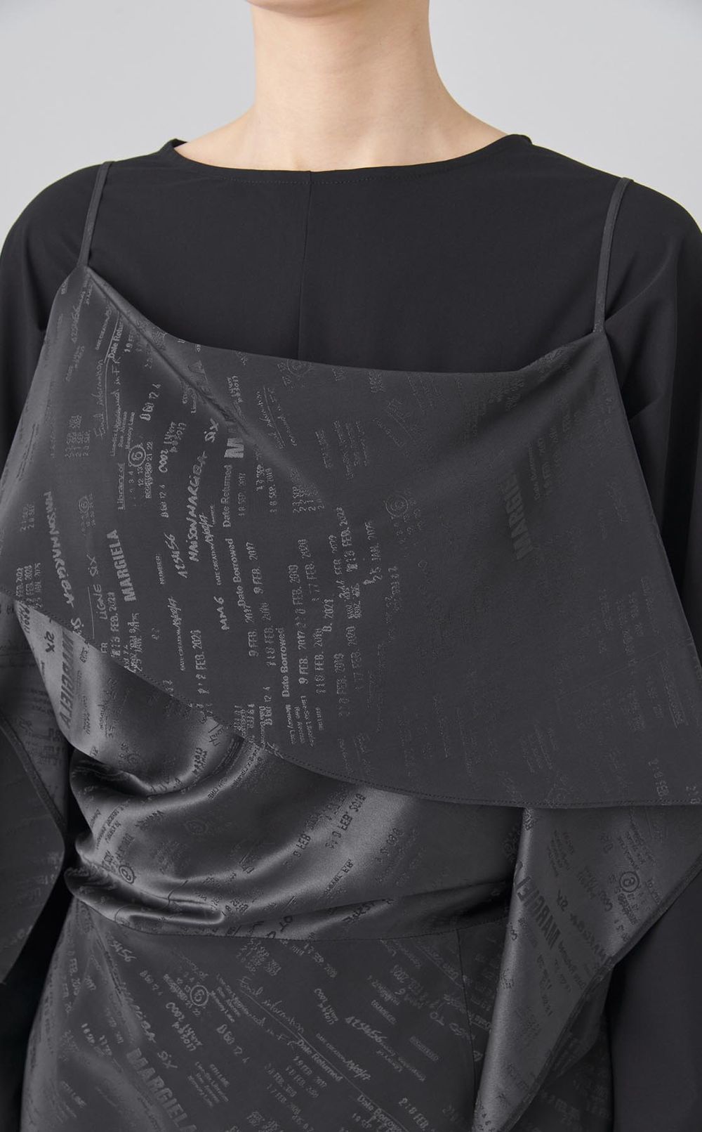 2wayロゴプリントキャミソールトップス