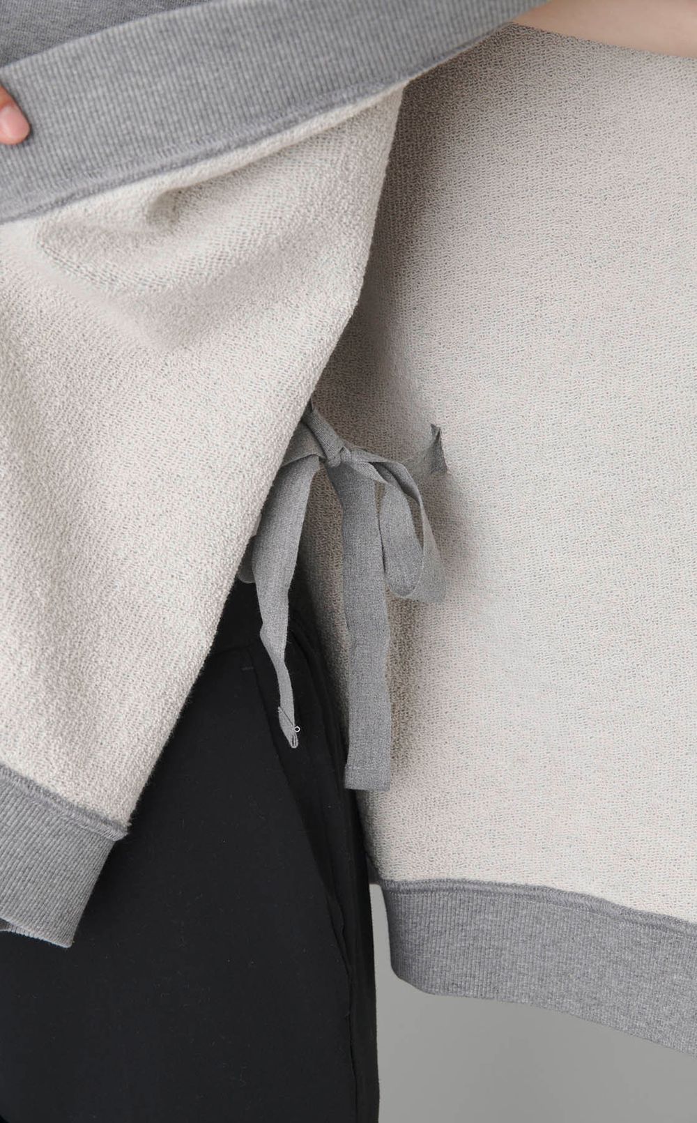 ワイドスリーブスウェットプルオーバー