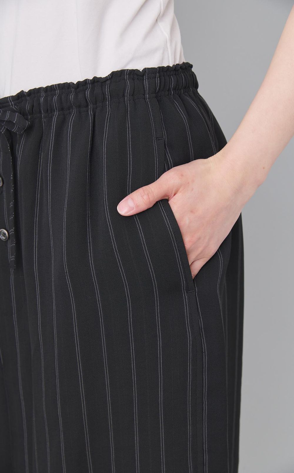 ストライプパジャマショートパンツ