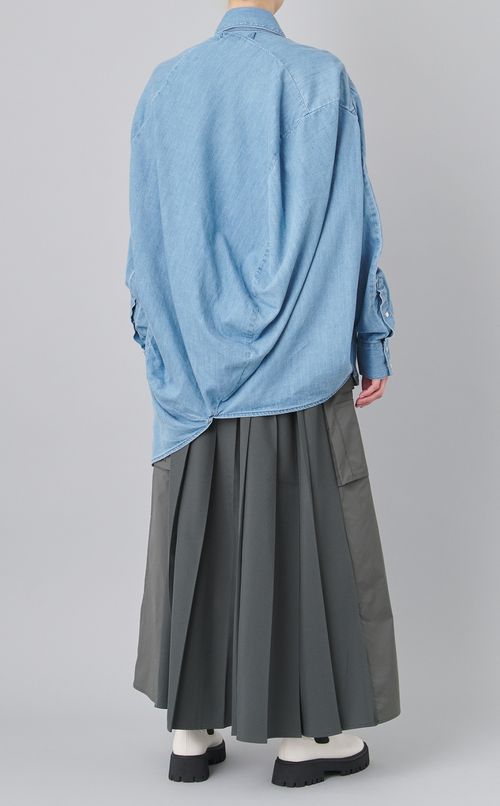 2WAYマルチポケットプリーツスカート