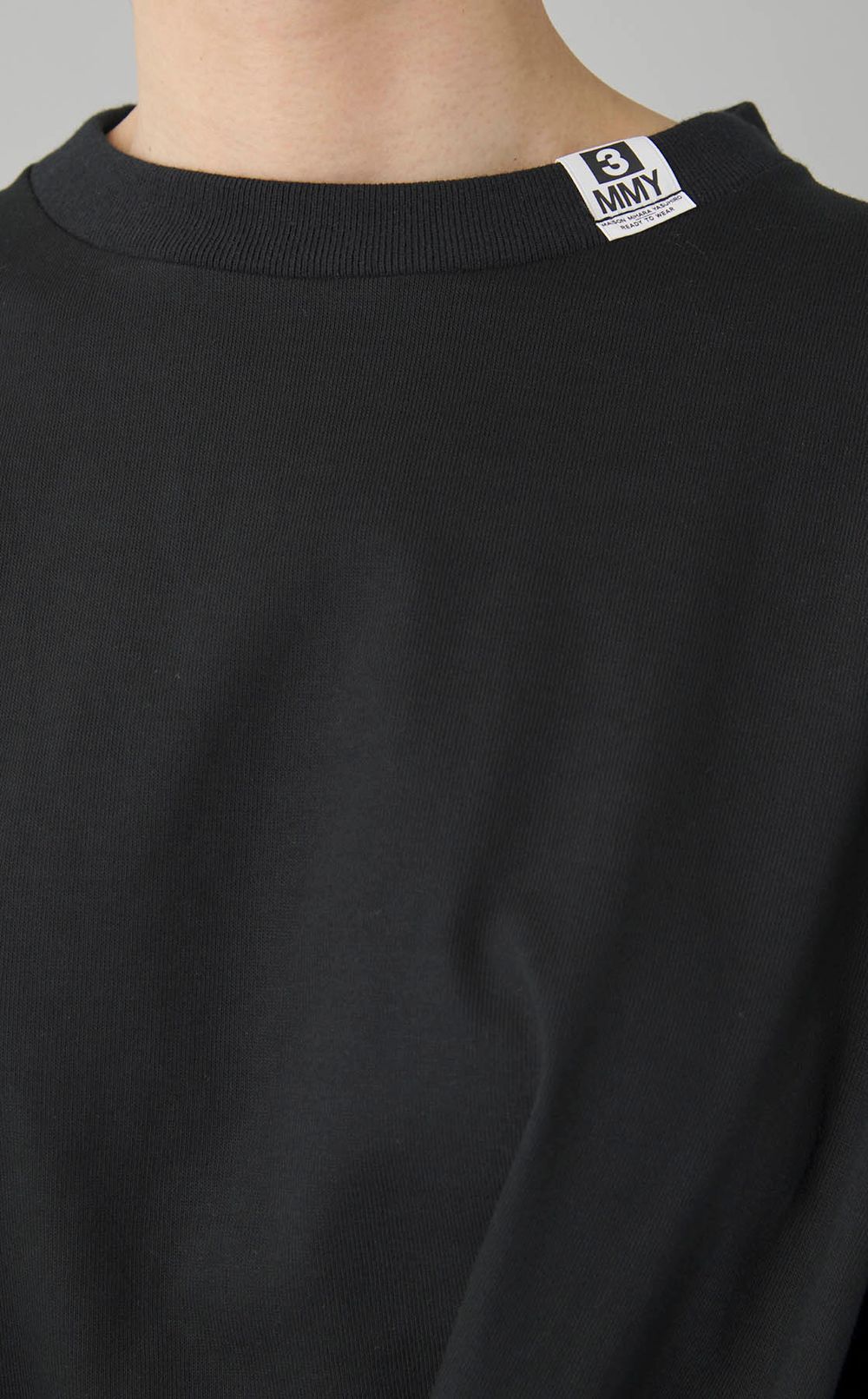 ストライプシャツコンビワンピース