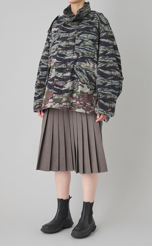 カーゴプリーツコンバインスカート