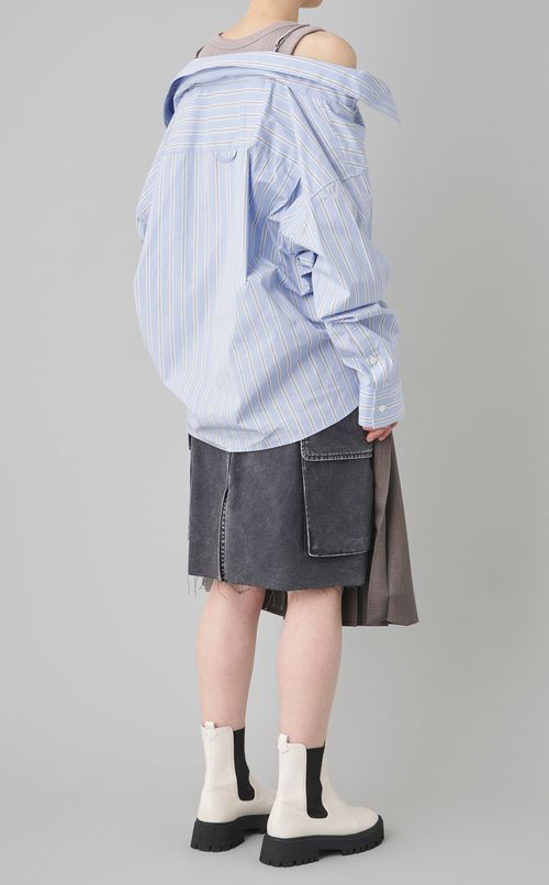 カーゴプリーツコンバインスカート