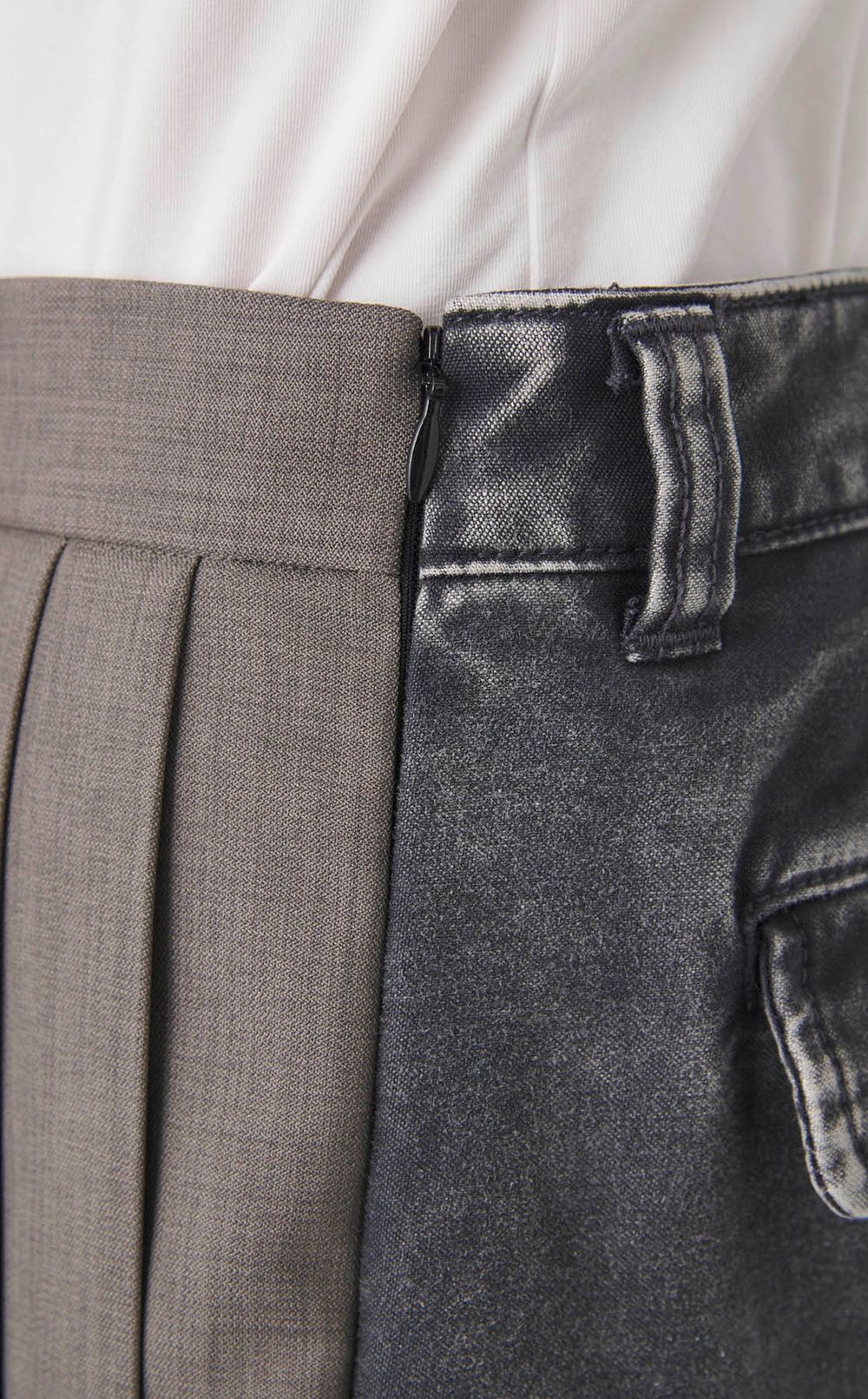 カーゴプリーツコンバインスカート