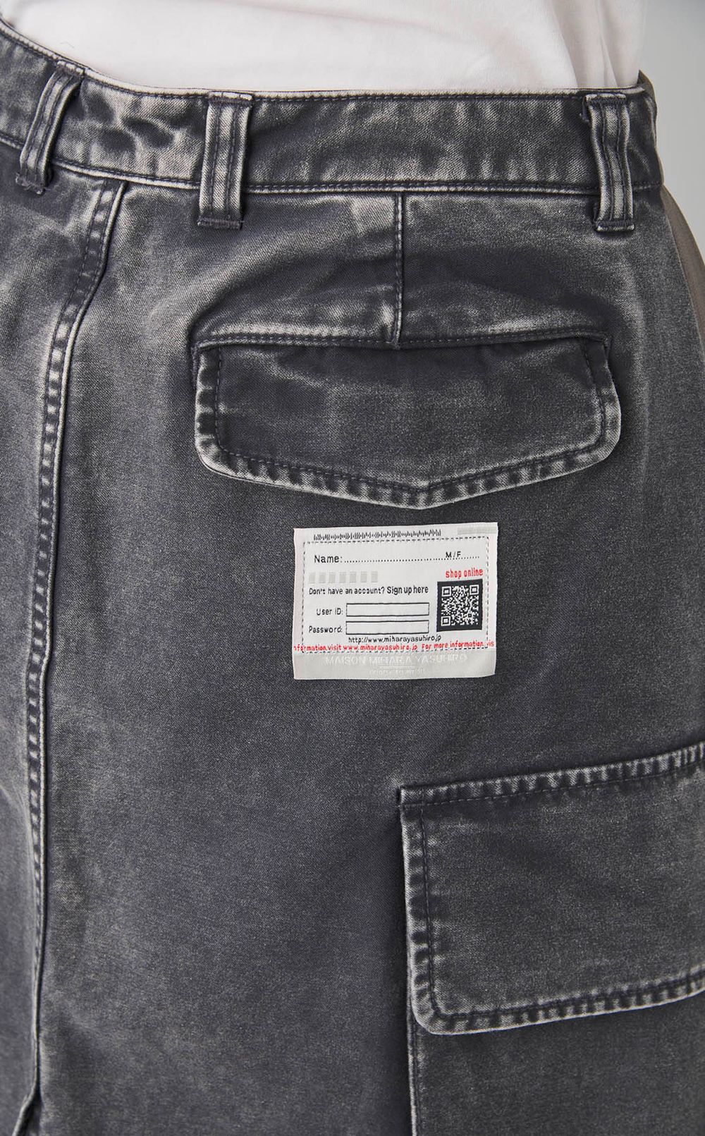 カーゴプリーツコンバインスカート