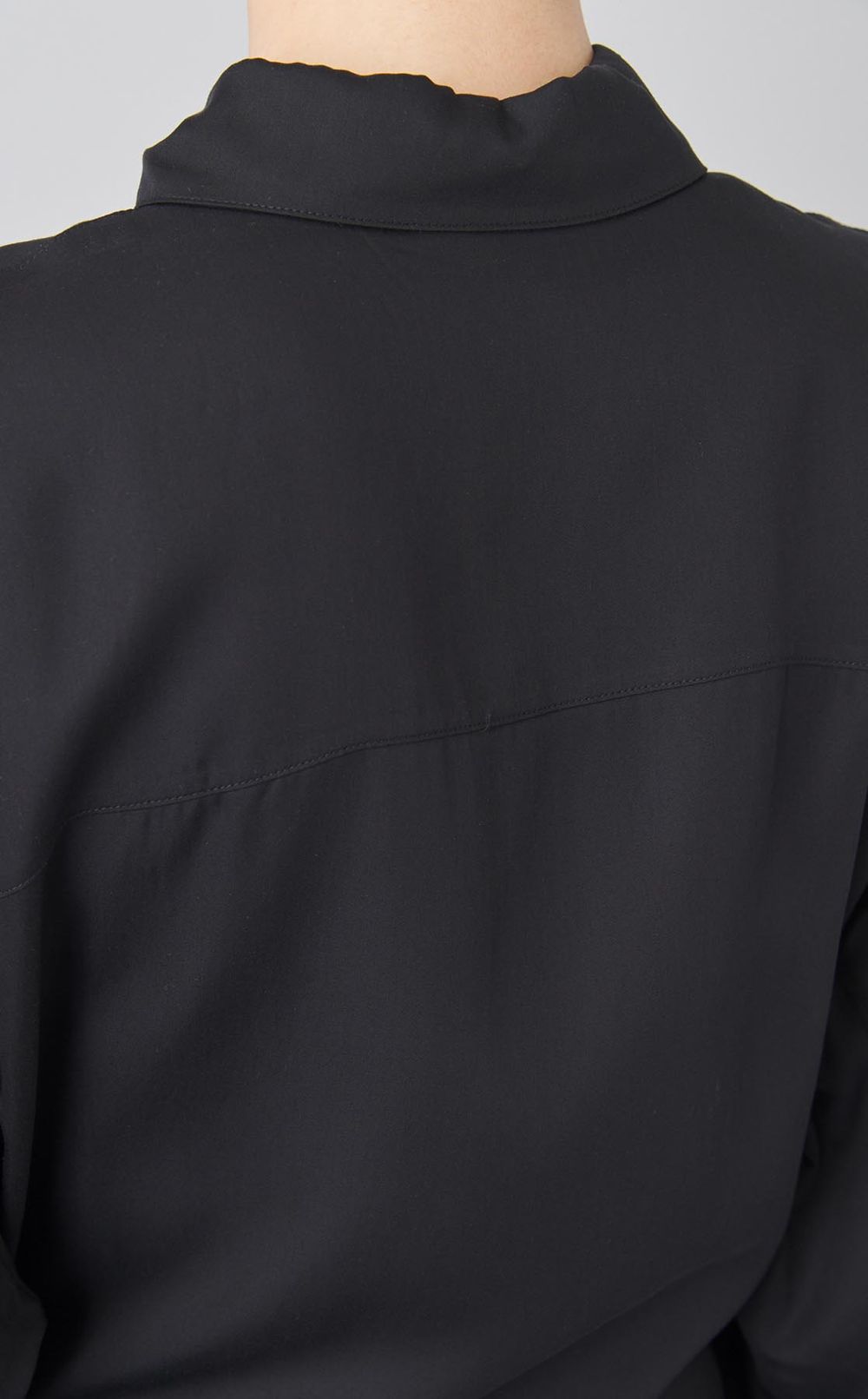 タイウエストシャツワンピース