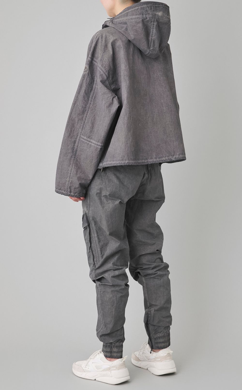 ドロップショルダーサイドジップブルゾン