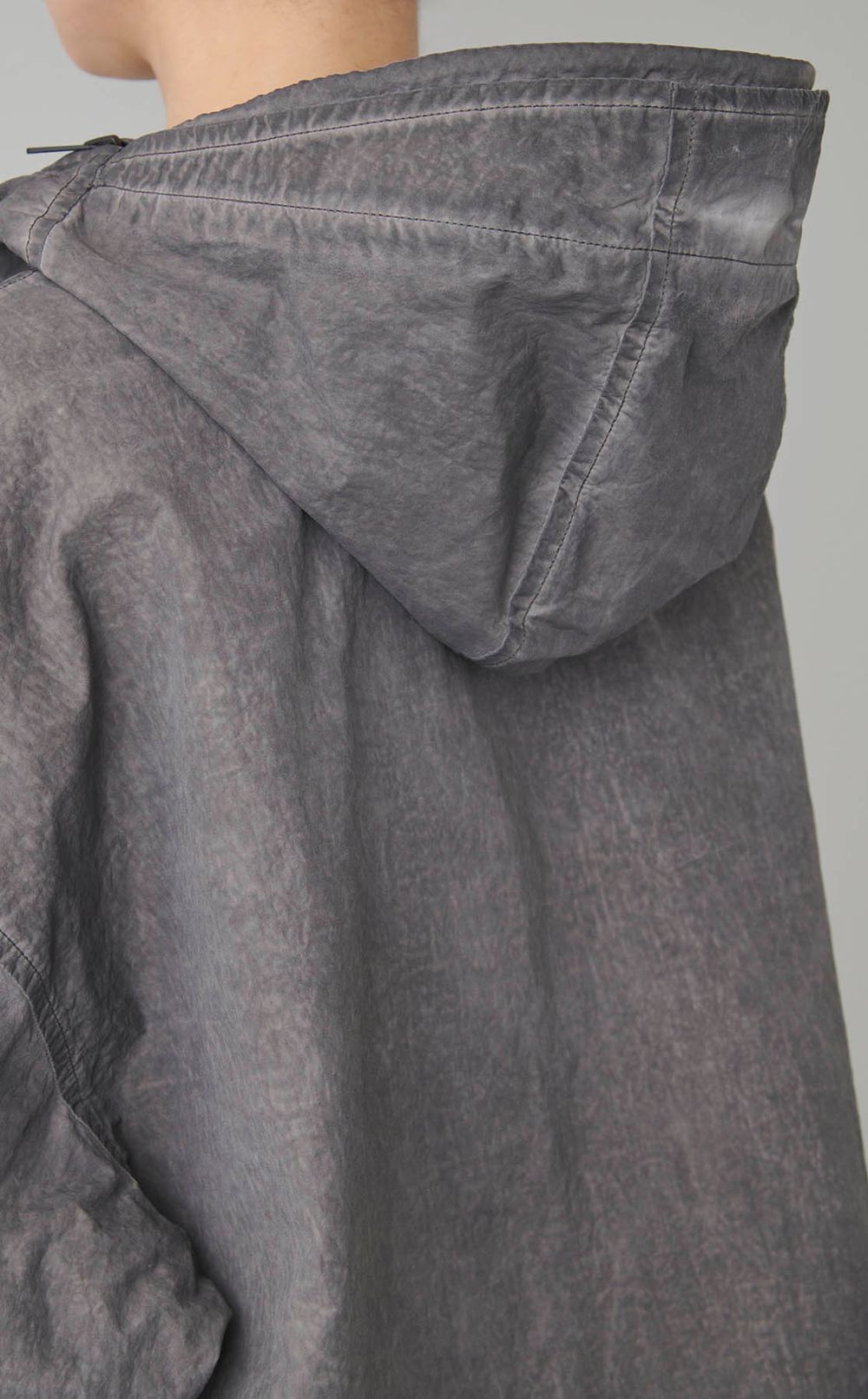 ドロップショルダーサイドジップブルゾン