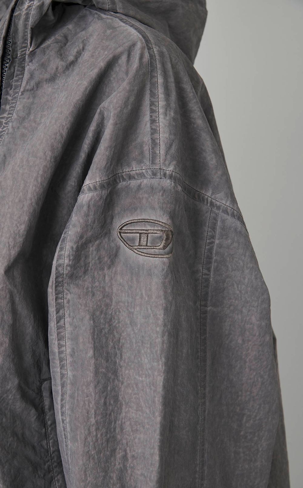 ドロップショルダーサイドジップブルゾン