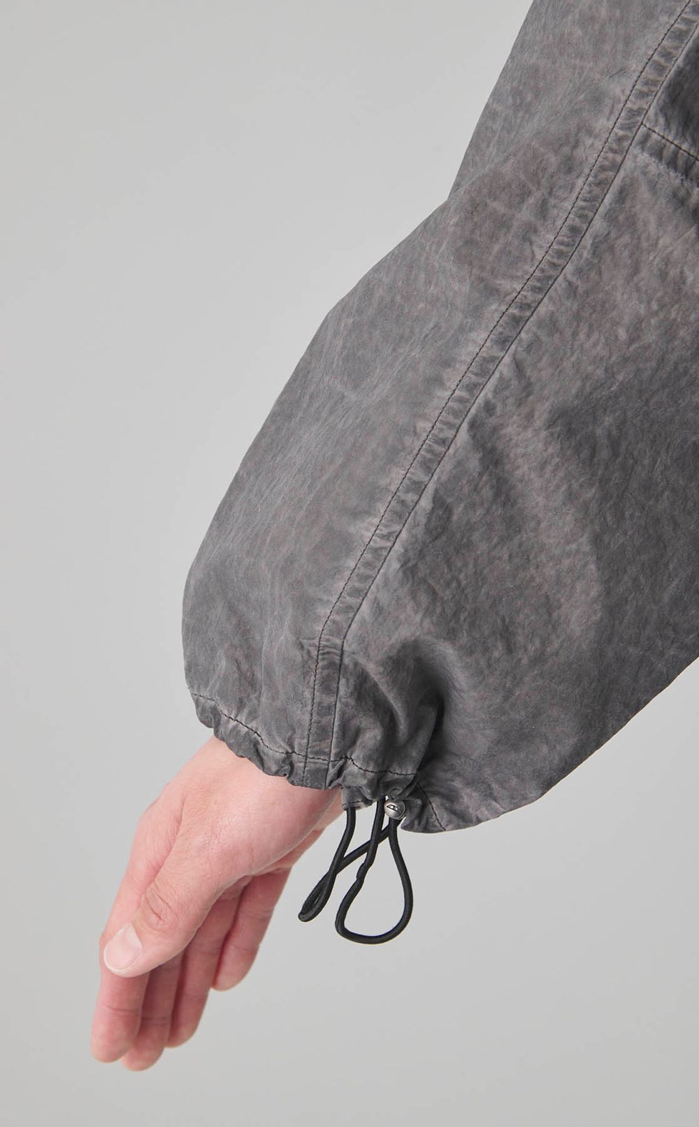 ドロップショルダーサイドジップブルゾン