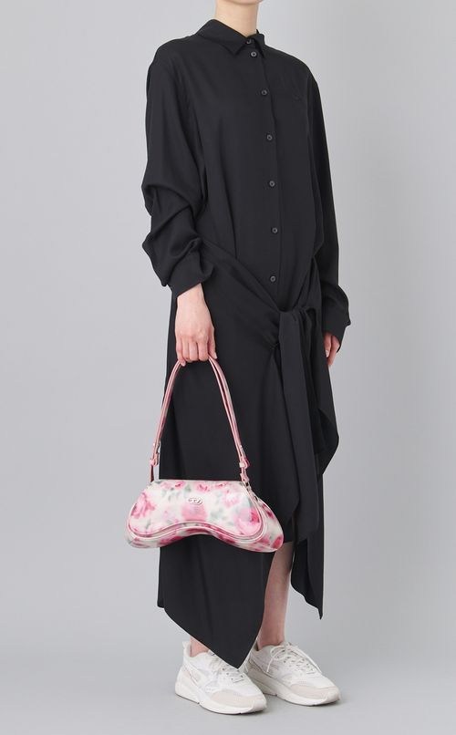 PLAYフラワープリン卜バッグ