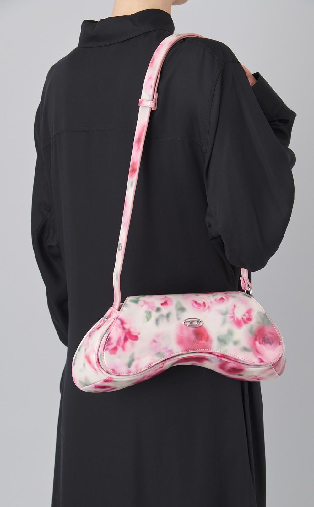 PLAYフラワープリン卜バッグ