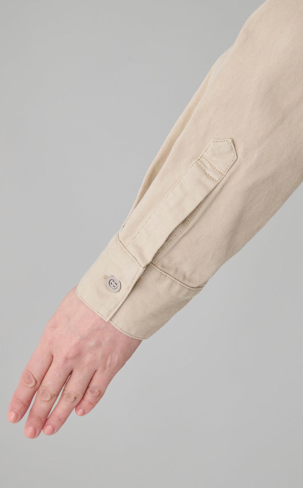 デニムシャツロングワンピース