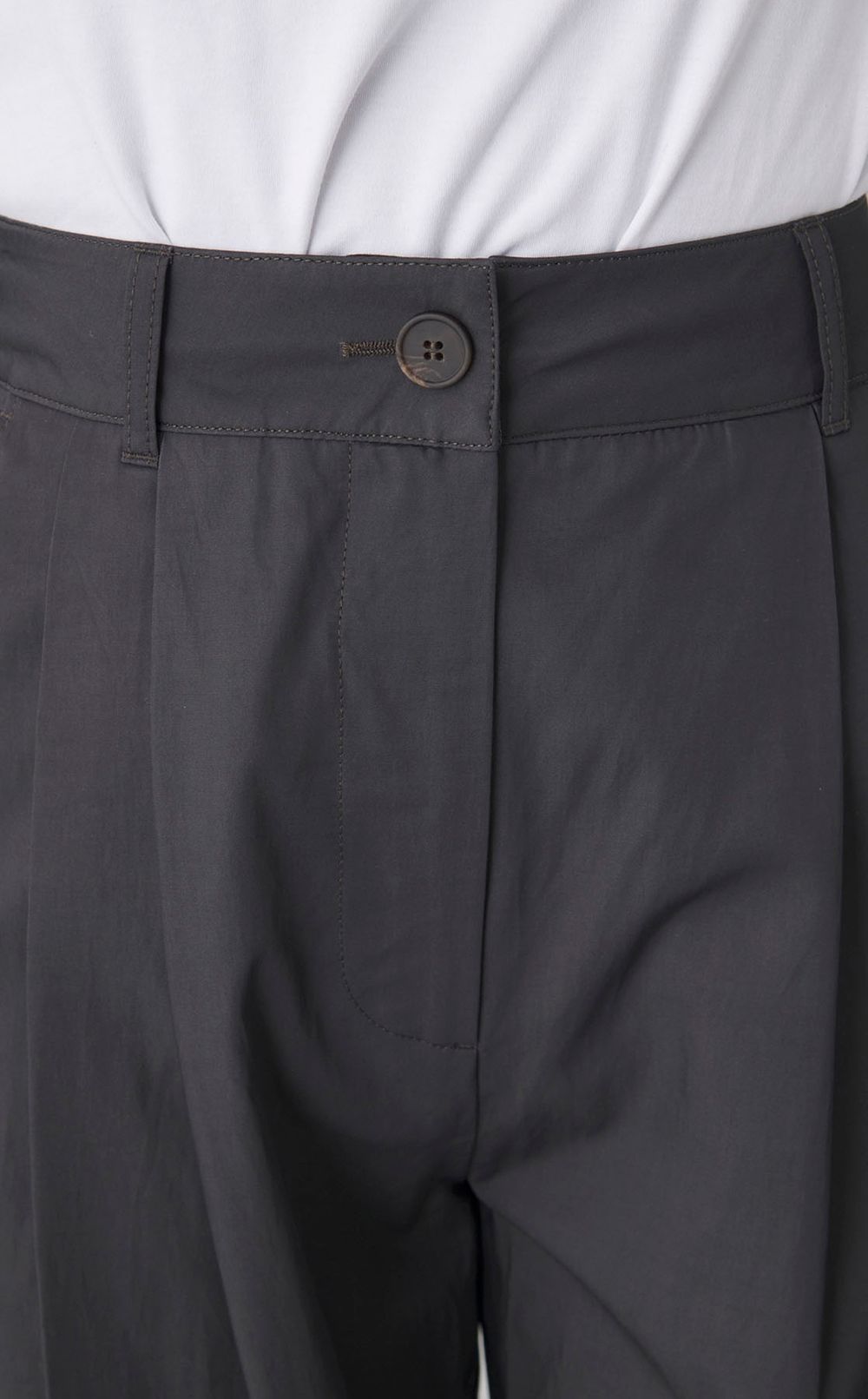 ダブルプリーツタックパンツ