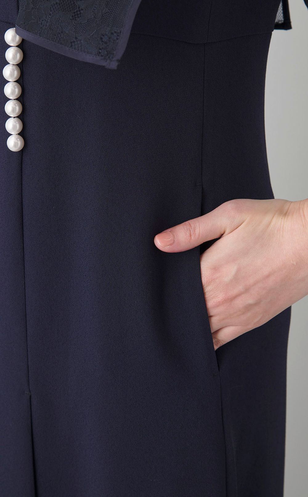 パールボックスカラーレースドレス