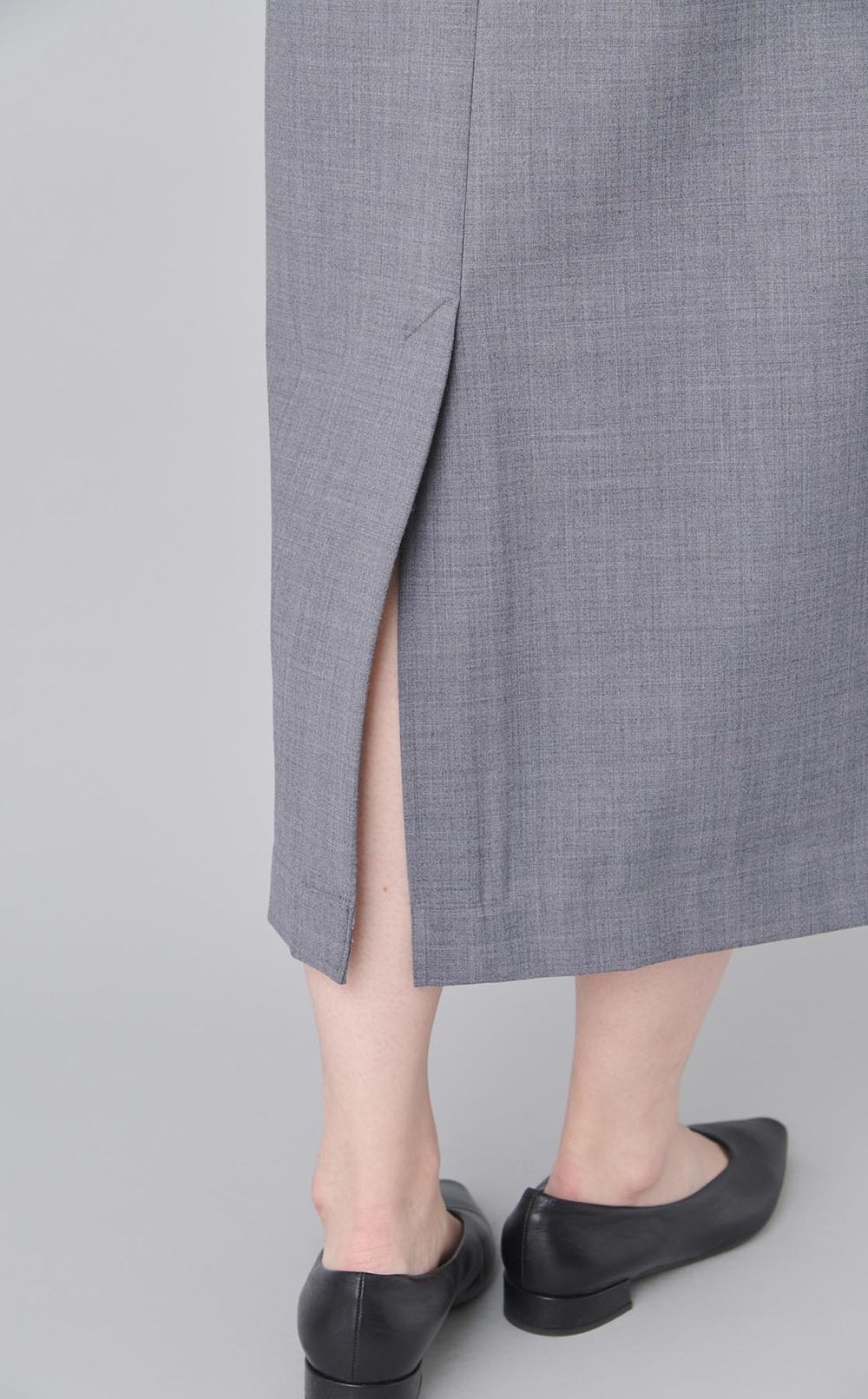 コットンタックロングワンピース