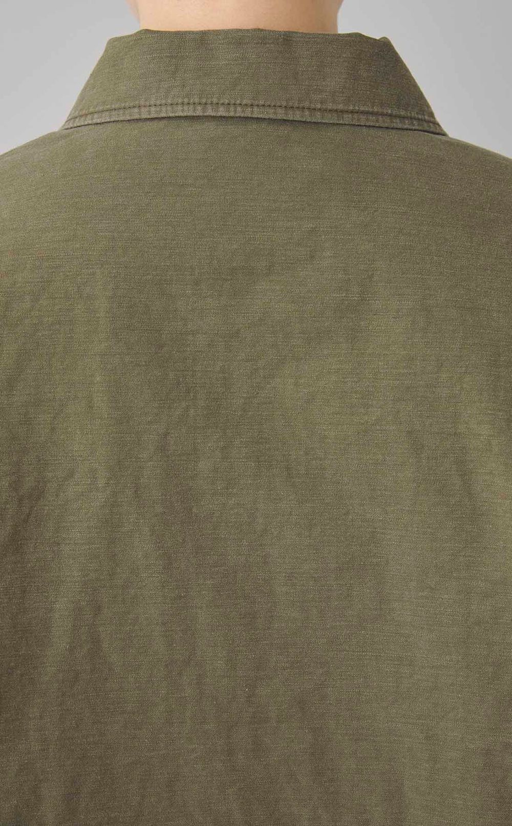 バックサテンミリタリージャケット