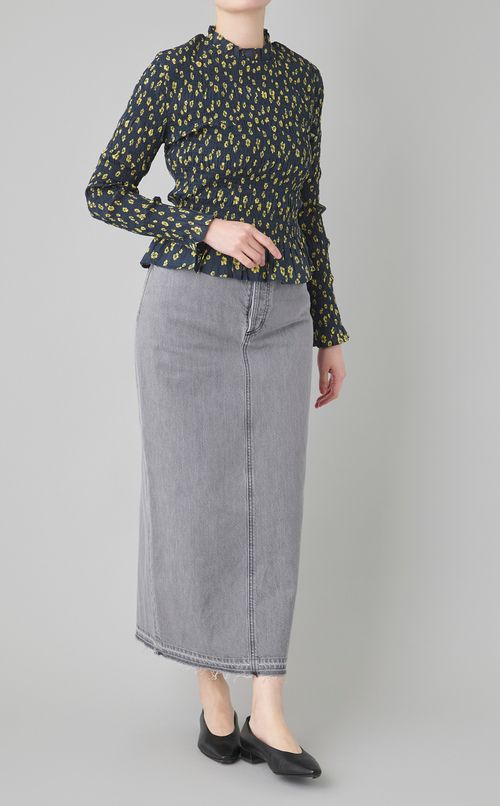 NORRAフラワープリン卜トップス