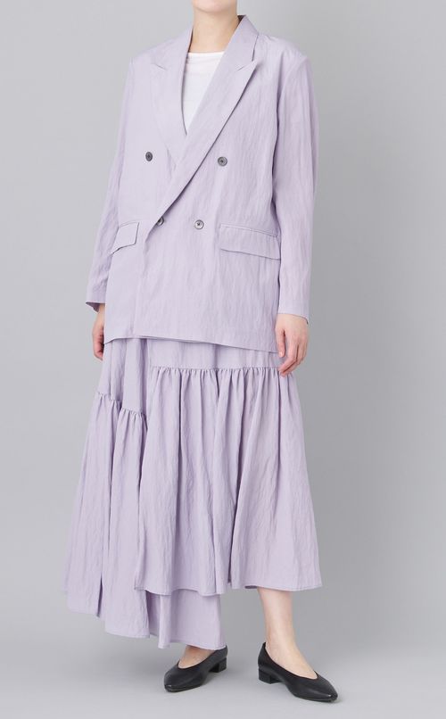 ワッシャーティアードロングスカート