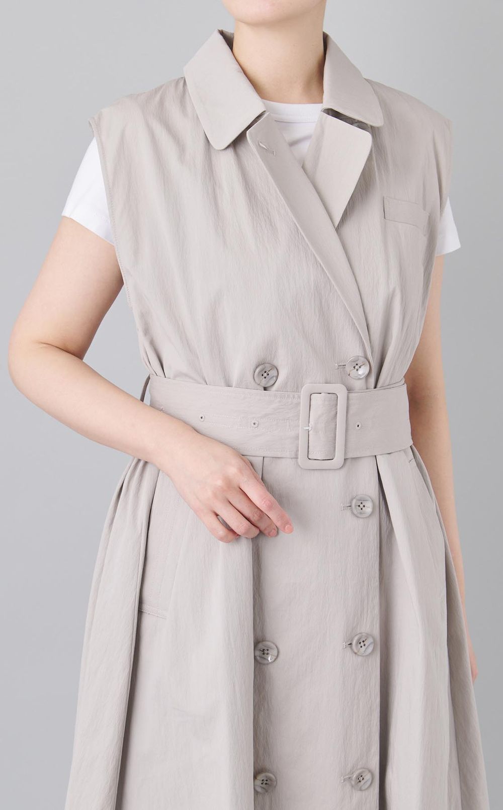 2wayスリーブトレンチコート