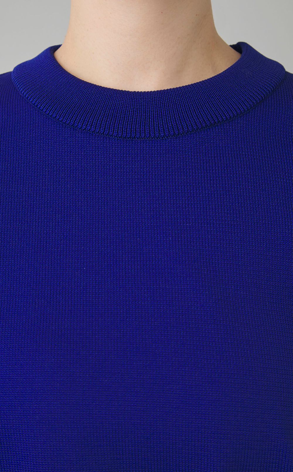 アシンメトリーニットプルオーバー